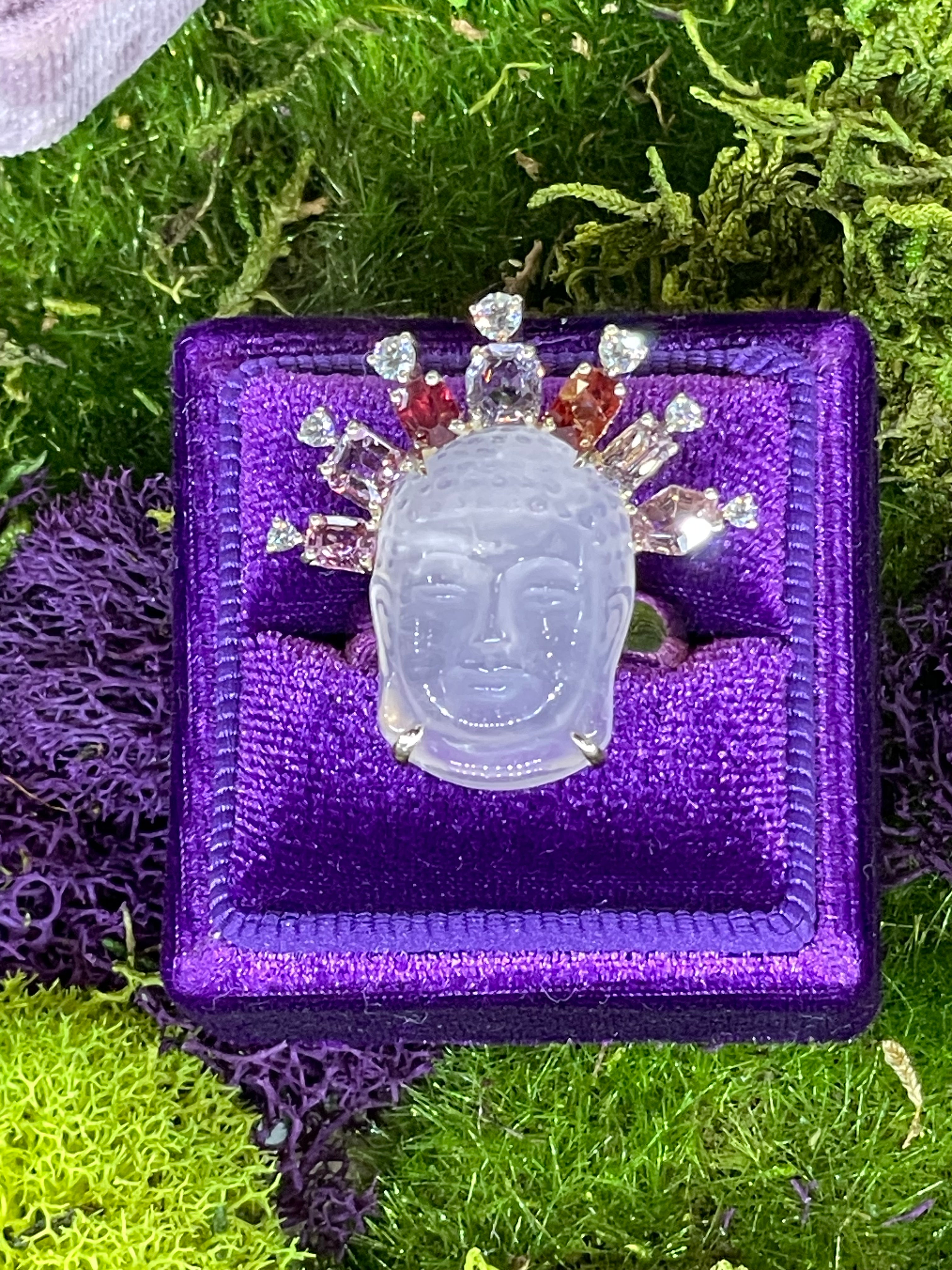 Happiness is a choice Buddha ring