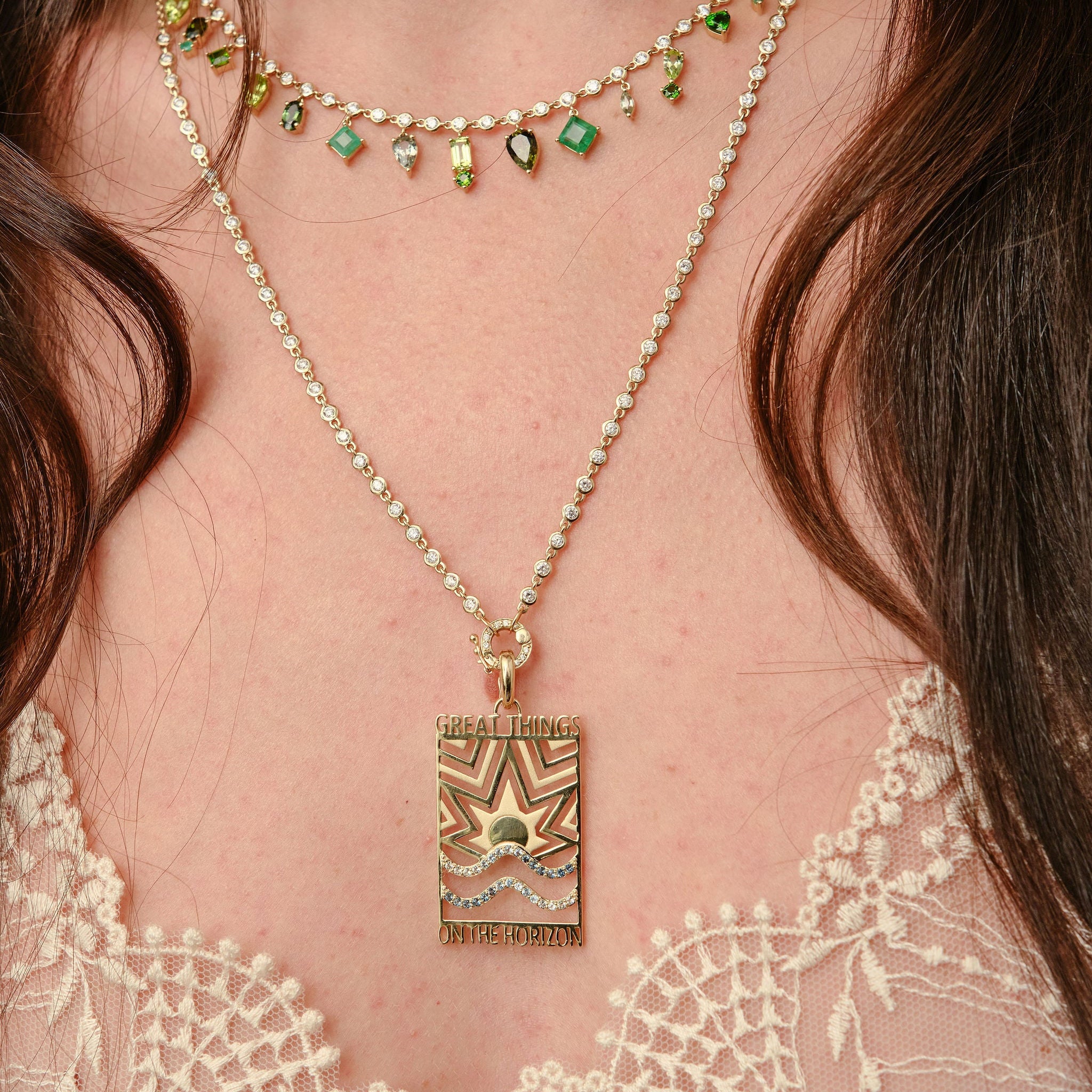 Great Things on the Horizon Pendant