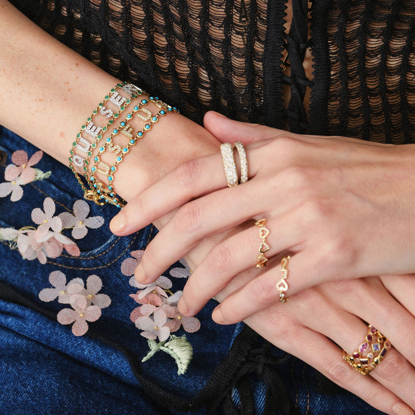 Precious Stone Mantra Bracelet