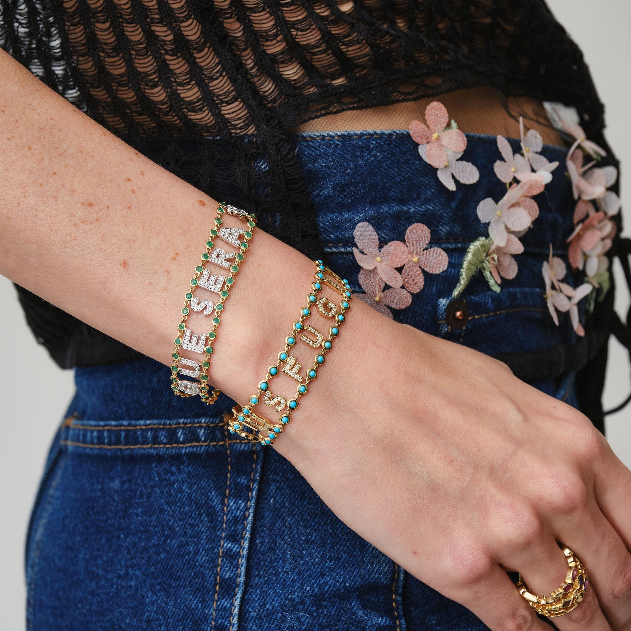 Precious Stone Mantra Bracelet