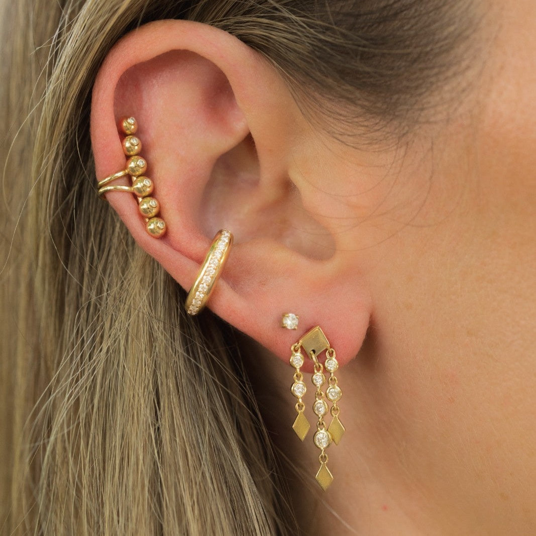Small Shine Fringe earrings