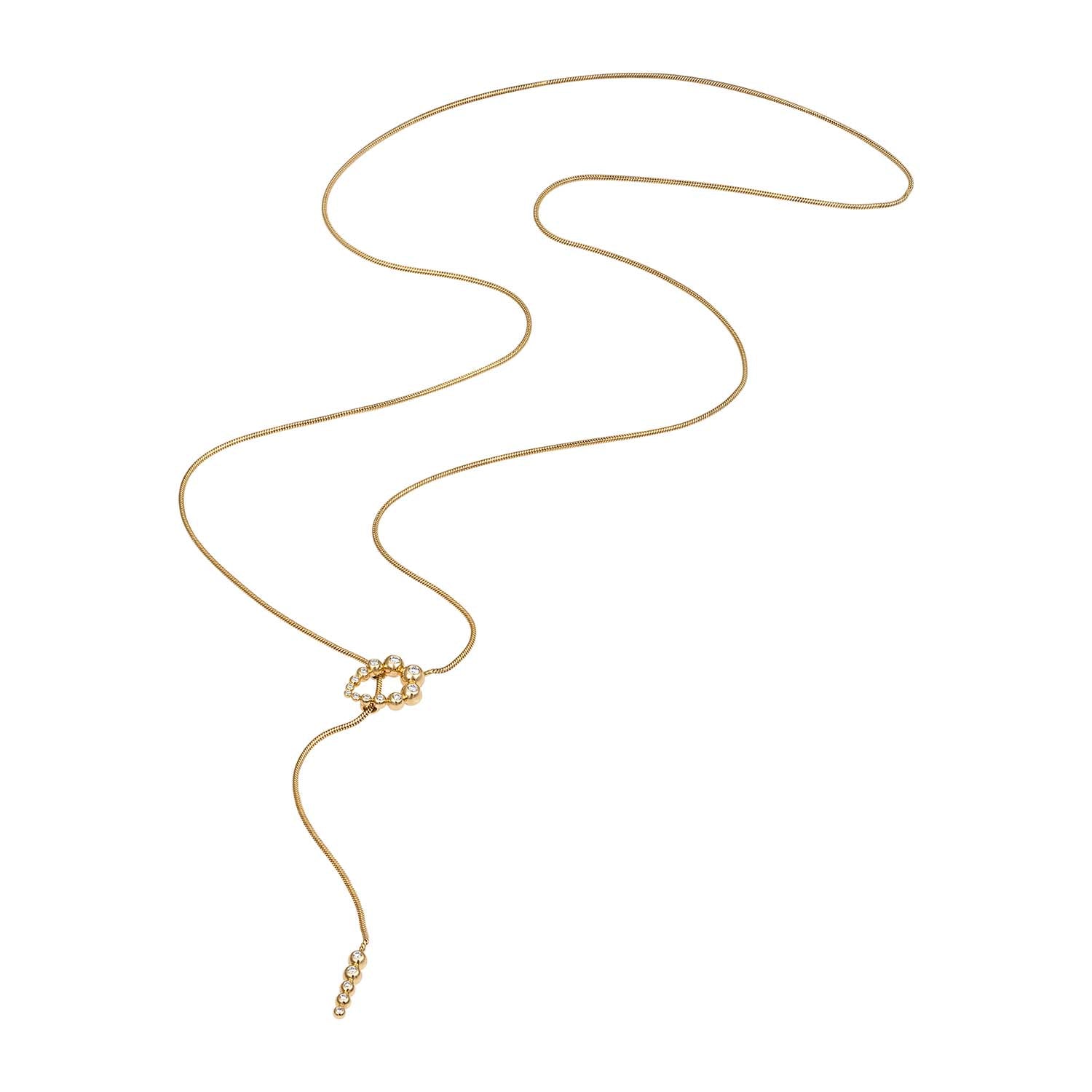 Bubbles Lariat Necklace