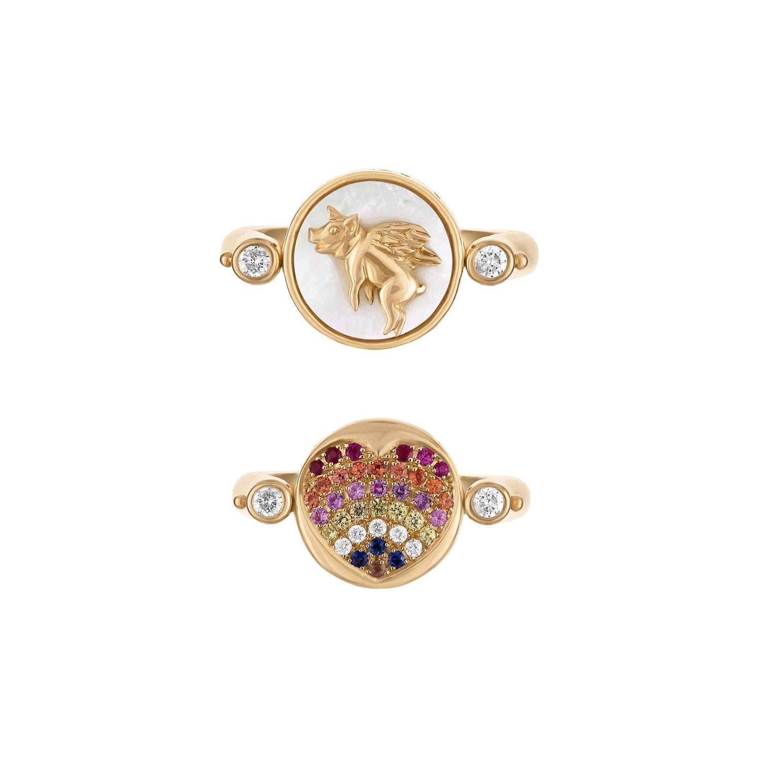 Believe in Love Flip Ring