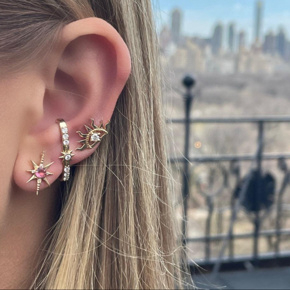 Cosmic Bar Stud-Earrings-Eden Presley Fine Jewelry
