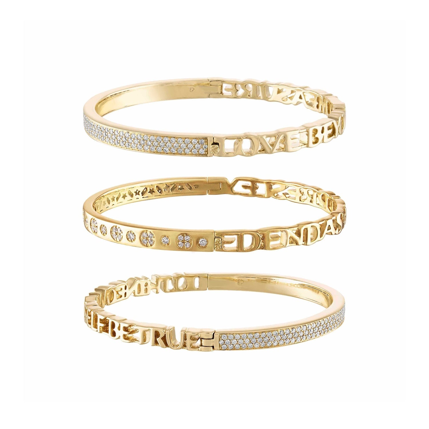 Diamond Half & Half Bangle