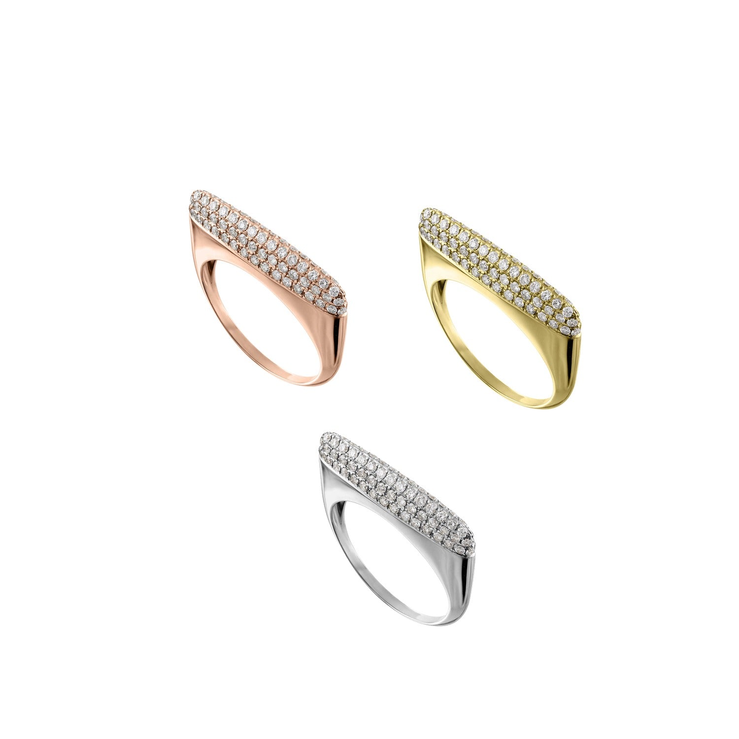 Eden Diamond Stack Ring-Side Look