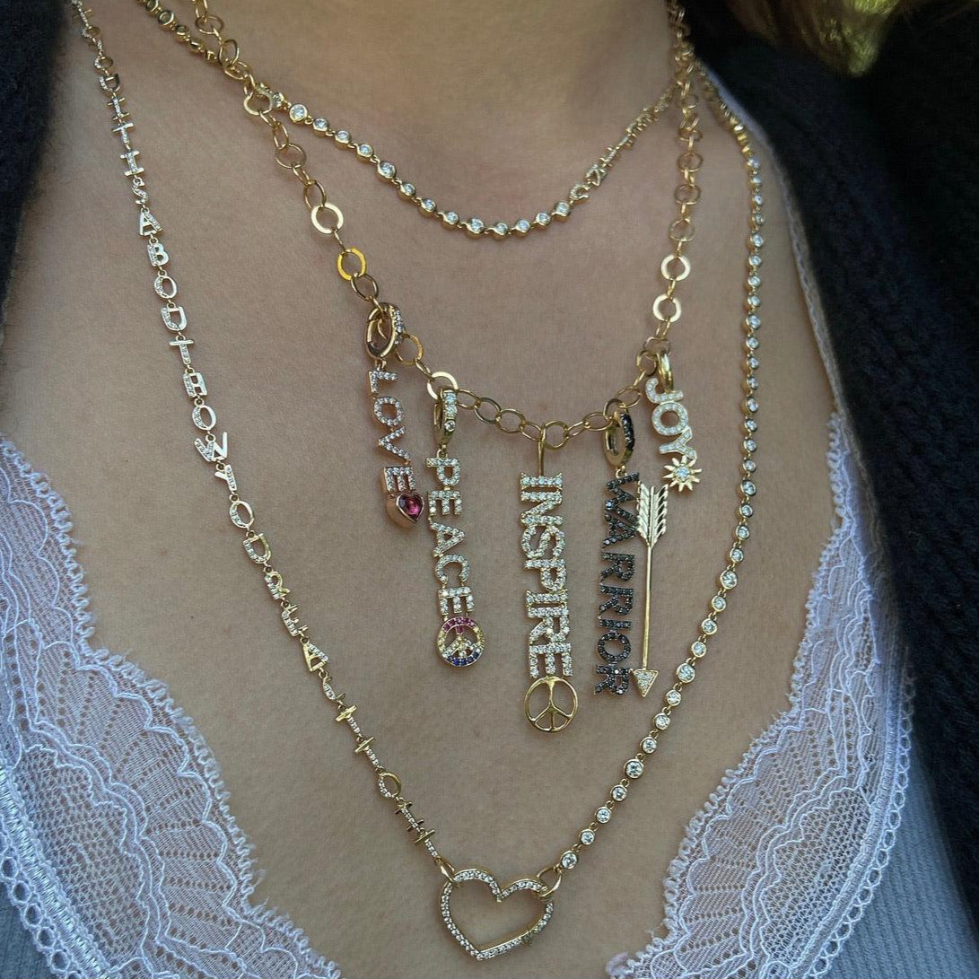 EP Charm Bracelet/Necklace-Bracelets, Necklace-Eden Presley Fine Jewelry
