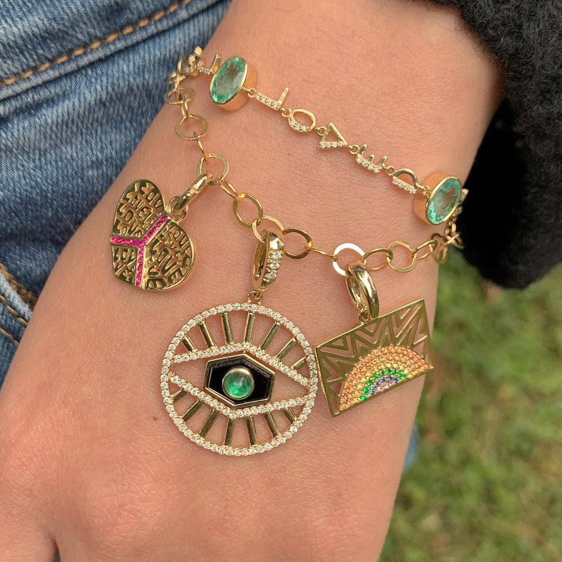 EP Charm Bracelet/Necklace-Bracelets, Necklace-Eden Presley Fine Jewelry