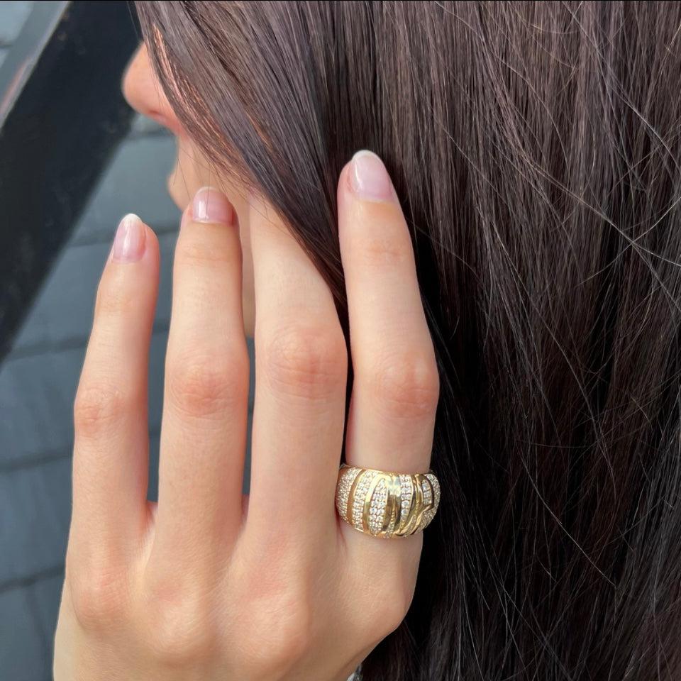 Express Yourself Dome Ring-Ring-Eden Presley Fine Jewelry