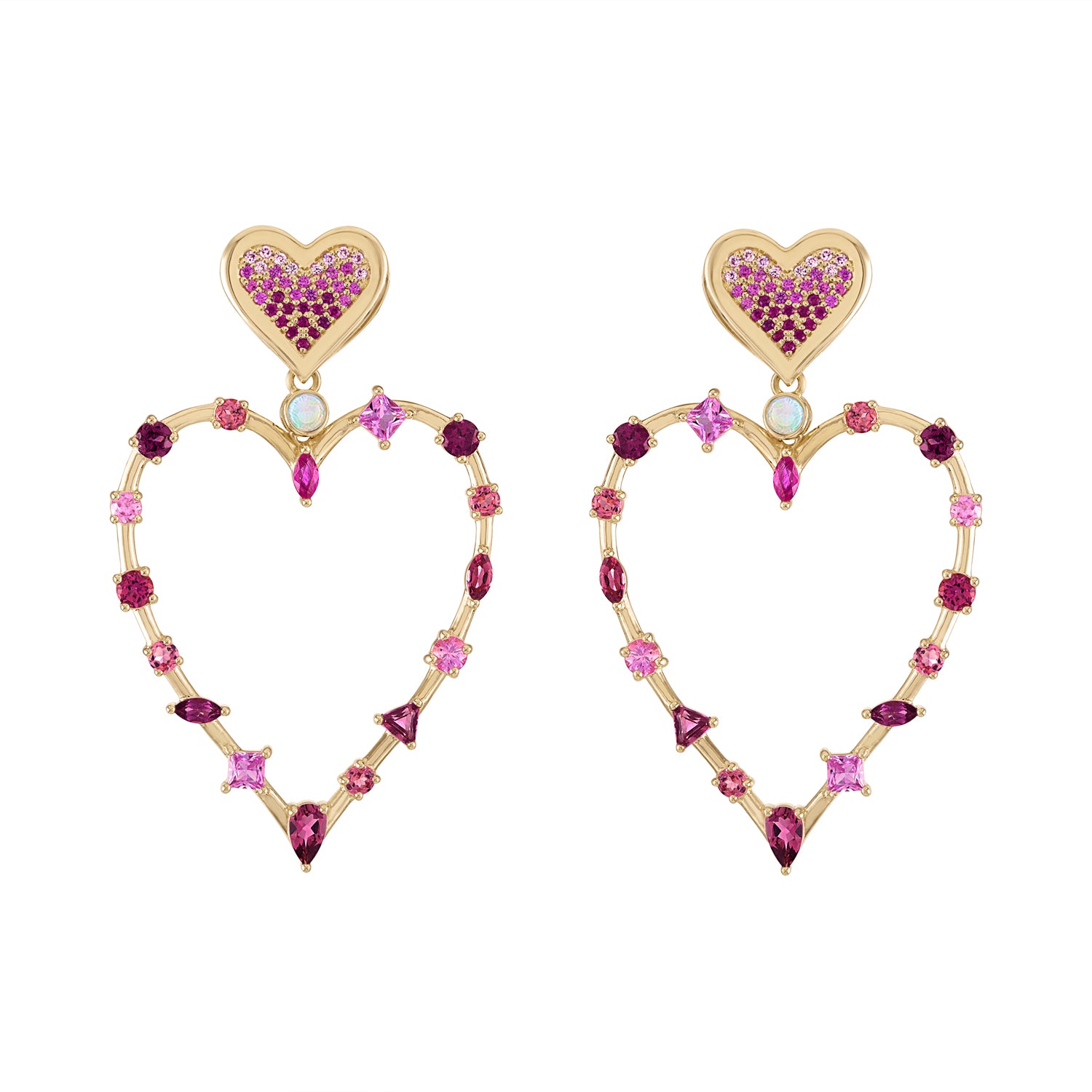 Rainbow Love Transformer Earrings