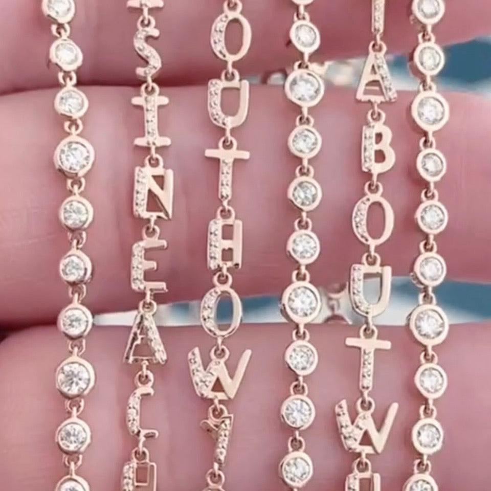 Long Tiny Letters Transformer Necklace-Bracelet-Eden Presley Fine Jewelry