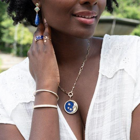 Mini More than the Moon & All of the Stars Pendant-Necklace, pendant, necklaces-Eden Presley Fine Jewelry