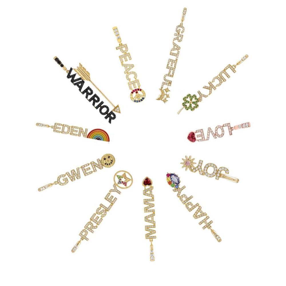 One Word Mantra Pendants Stock Sayings