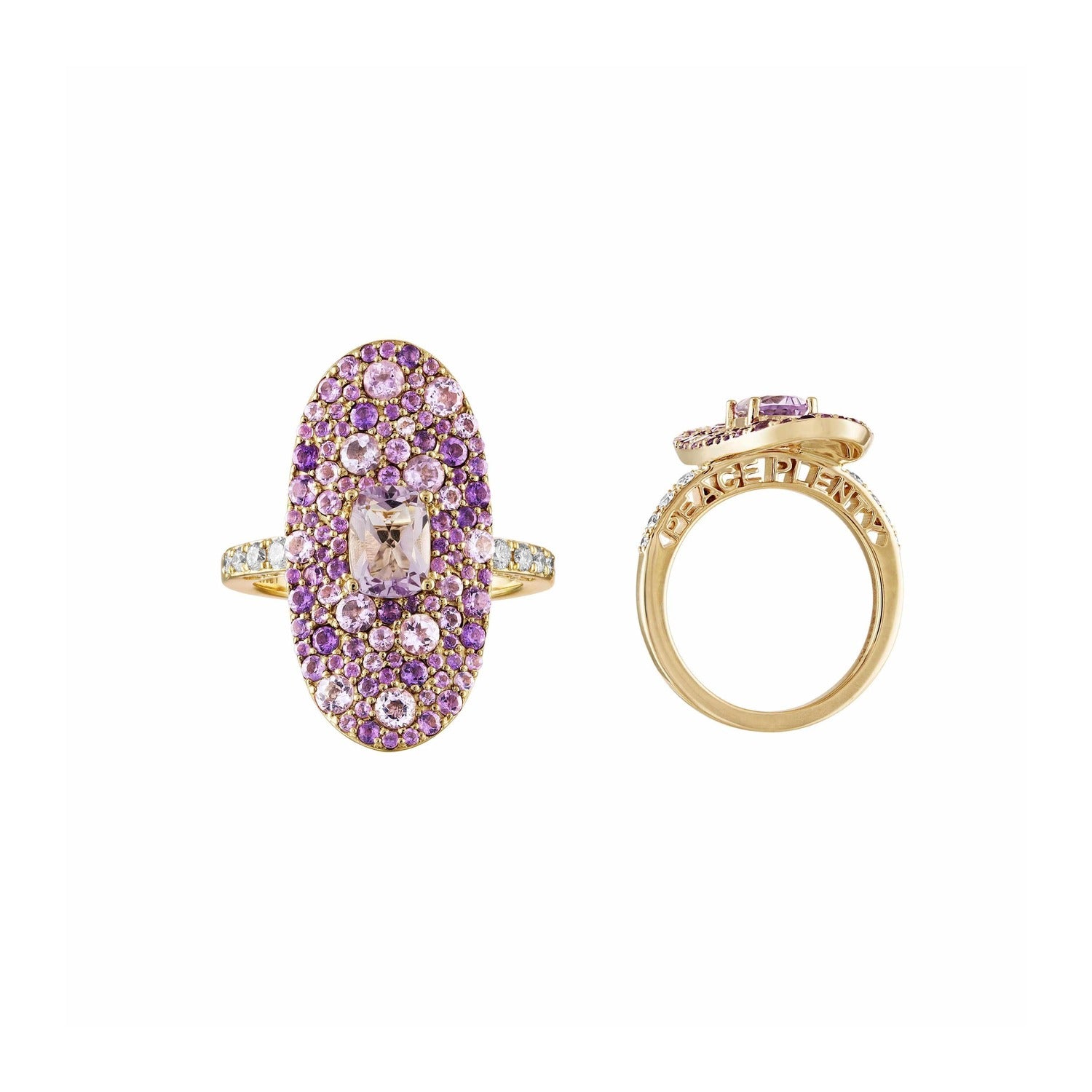 Peace & Plenty Lavender Ring