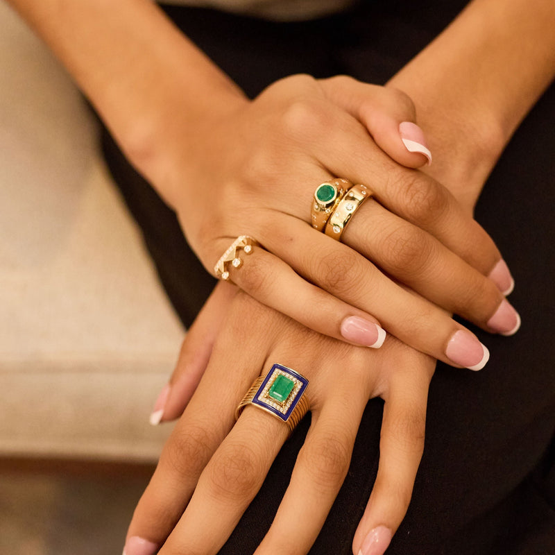 Queen for a Day Stack Ring