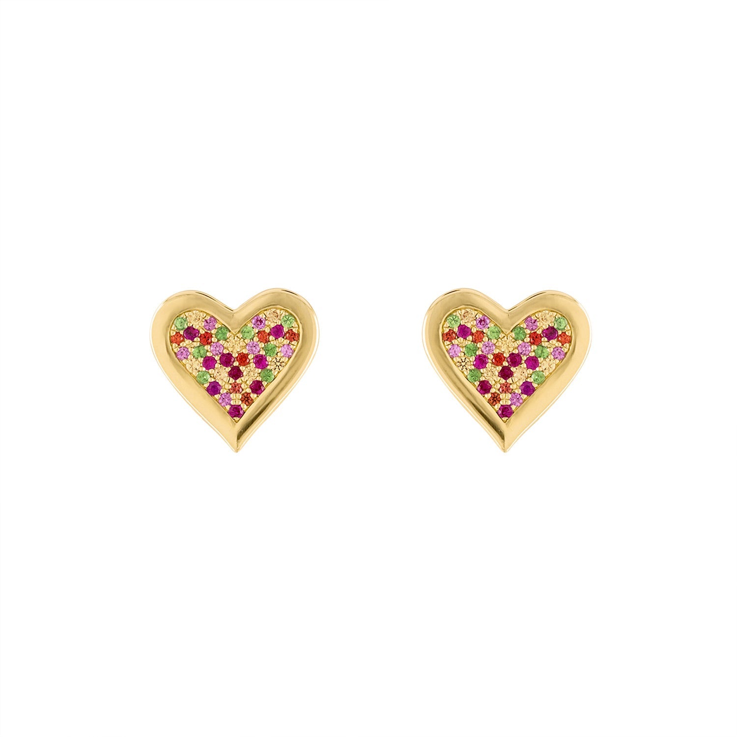 Rainbow Love Transformer Earrings-Earrings-Eden Presley Fine Jewelry