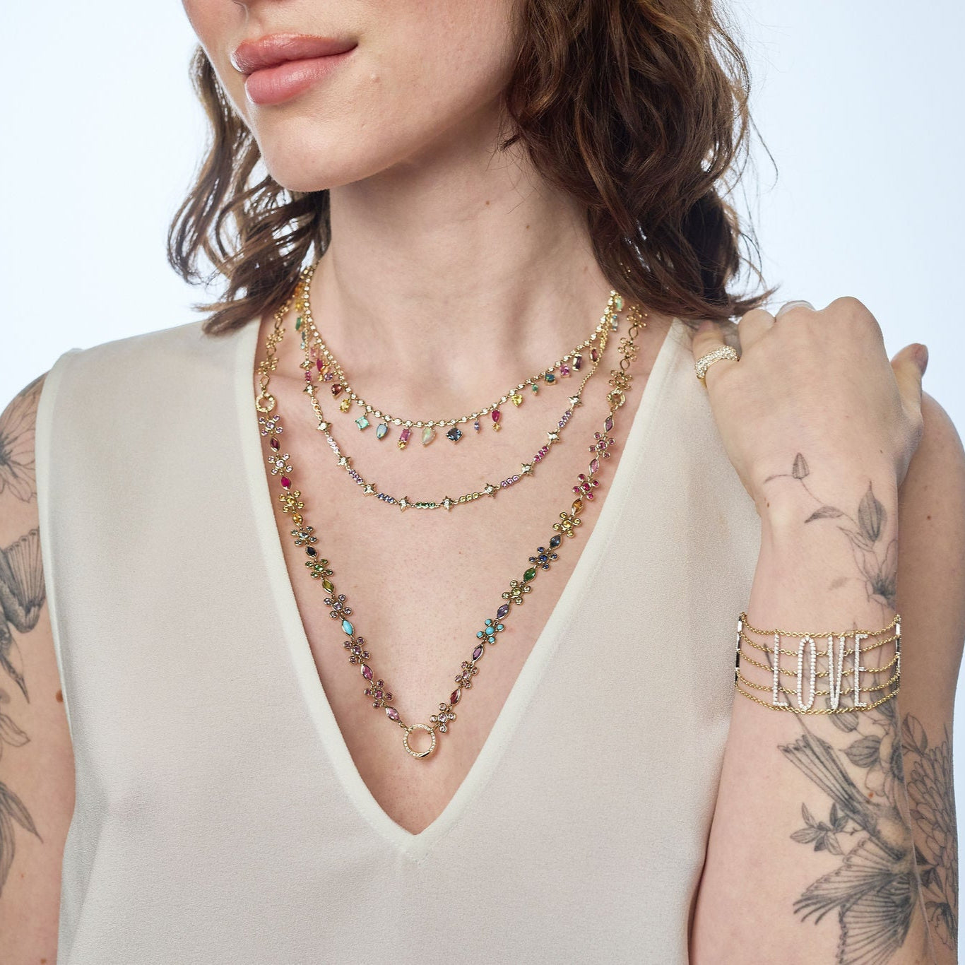 Rainbow Stars Bracelet or Necklace-Bracelets, Necklace-Eden Presley Fine Jewelry