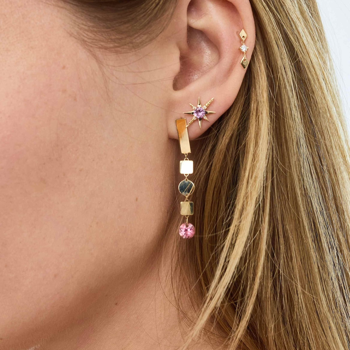 Shine 2 inch-Earrings-Eden Presley Fine Jewelry
