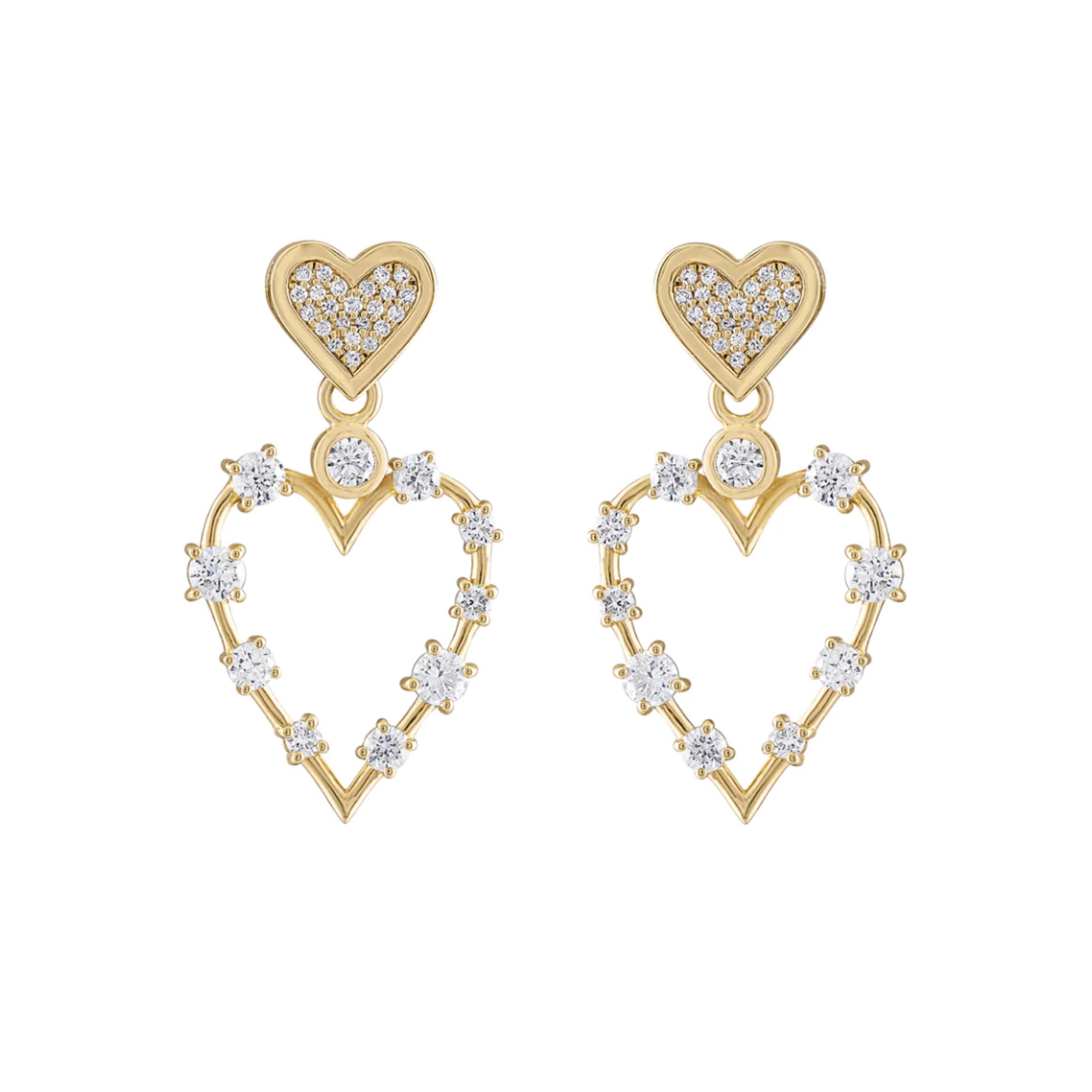 Small Love Transformer Earrings-Earrings-Eden Presley Fine Jewelry