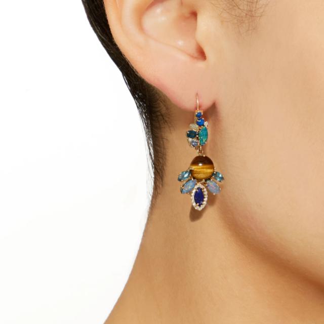 Tiger's Eye Earrings-Earrings-Eden Presley Fine Jewelry