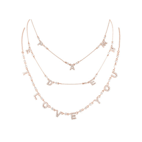 Diamond Bezel Bead Chain Necklace
