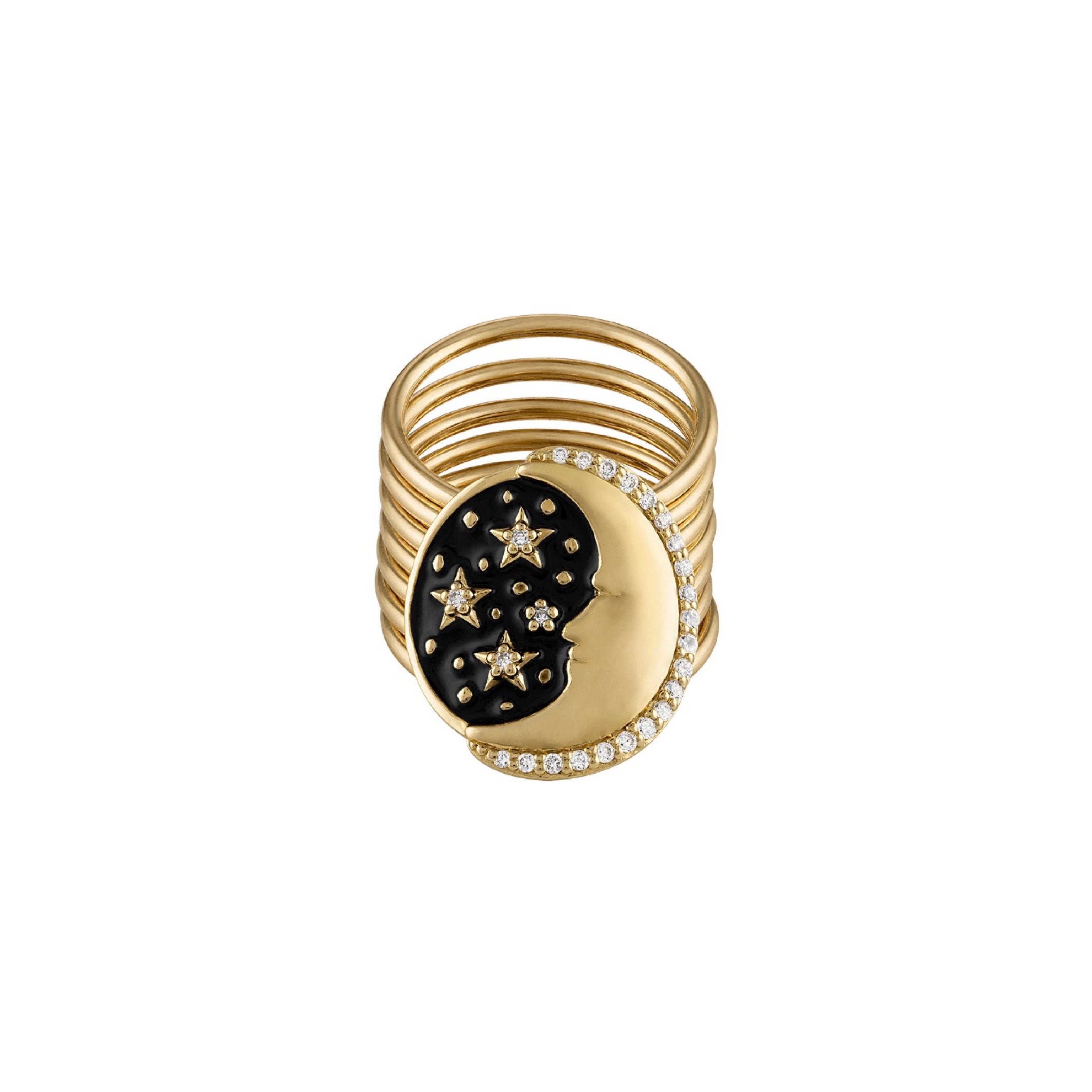 Men's 10K Gold Black Rhodium Diamond Cross Fashion Pinky Ring 2.75 Ct 21MM  - Walmart.com